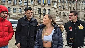 Dap wrecks wet silvia dellai 3-on-1 double anal cum gulp!