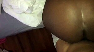 i pound my ebony stepmom's oiled juicy fat ass deep