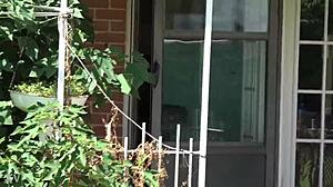 Delicious redhead wife's big ass in sexy lingerie