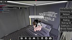 White slut takes massive bbc pounding in roblox