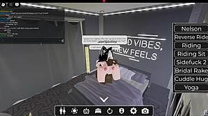White slut takes massive bbc pounding in roblox