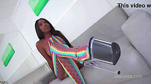 Gabriella gushi's first time dap dp anal ir lezdom with 3 bbc monster cocks gapes her wide.