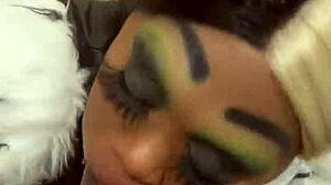 Cruella cosplays craving massive bbc riding bareback deep