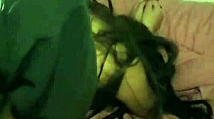 19yo Mexican college girl moans riding cock after party