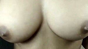 desi stepsis strips and bathes stepbro's big cock closeup