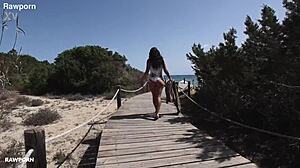 Hey, check out linda del sol's wild formentera beach sex party with everyone dripping wet