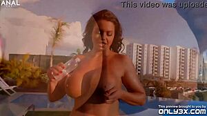 chloe lamour oiled curvy tits ass fucked hard anal pov