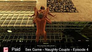 Naughty Couple Plays Dirty Sex Game Episode 4 Nude Action