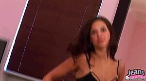 imagine my panties teasing out from these skin-tight new jeans