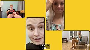 russian teen nympho neighbor's tight shaved butthole finally stretched wide open