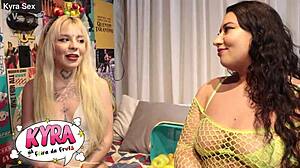 Agatha Ludovino spills anal fruit fair secrets in sheer red!