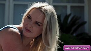 Kay Lovely and Slimthick Vic Lesbian Kiss Post-Workout