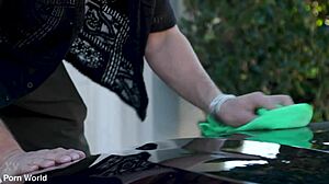 Emma Rosie tempts neighbor's monster cock into teen hole drilling!