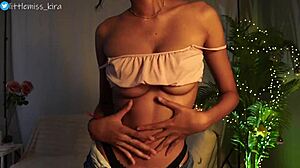 watch this ebony cam slut lick her big ass?