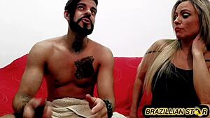 Cunhadinha licks big cock pussy teases petite babe