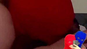 light skin bbw pussy eaten then creampied sloppy