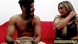 Cunhadinha licks big cock pussy teases petite babe