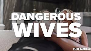 Mob wife Phoenix Marie craves BBC so bad she rides it cowgirl then takes creampie spooning