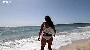 Hey, check out linda del sol's wild formentera beach sex party with everyone dripping wet