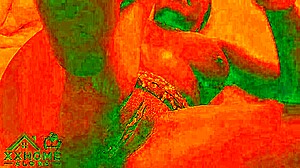 Romantic Missionary Sex In Cozy Red-Lit Room Encounter