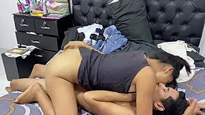 Cheating On Girlfriend With Her Busty Stepsdaughter Creampie Ride