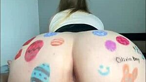 i'm cute teen olivia bay your wet pussy easter bunny  