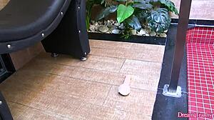 larissa albuquerque loves this thick dildo stretching her tight ass