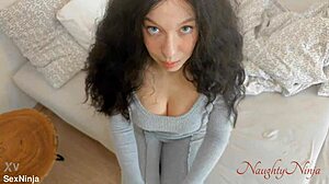 desperate stepmom rides my throbbing viagra cock until it explodes inside her