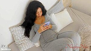 desperate stepmom rides my throbbing viagra cock until it explodes inside her