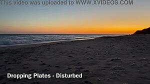 shaved model rides monster black cock in thong bubble butt threesome