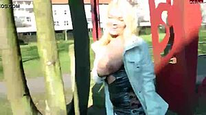 i'm german blonde teen slut naked public flashing tits