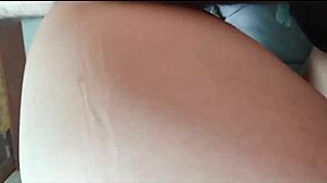 madura bent over takes cumshot on fat ass pov