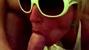 Hot Blonde Slut Drains Dick with Intense Jizz Sucking