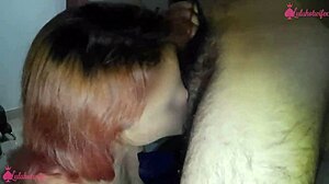 latina hotwife begs for creampie while hubby watches her big ass bounce