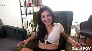 Wow Megan Bent Over Doggystyle Cum Swallow Treatment!