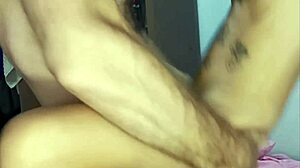 thinyone drilled with cock ring in weird standing doggy 69