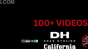 shaved model rides monster black cock in thong bubble butt threesome