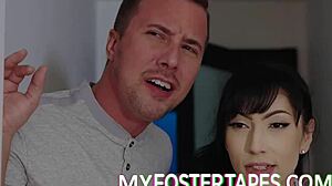 Foster Stepmom Becky Bandini Welcomes Judy Jolie with Brother Sneak Fuck  