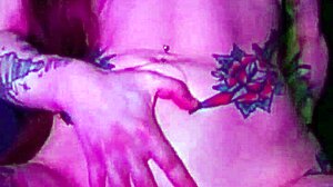 dripping wet pussy rides huge dildo till clothes rip off