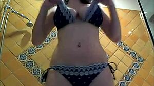 jelena jensen soaps big tits and fat ass in jacuzzi shower