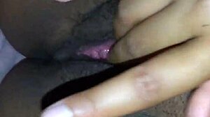 Hot solo pussy fingering and clit rubbing frenzy
