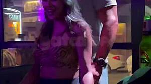 found horny married slut at club cuck watches dogging motel creampie