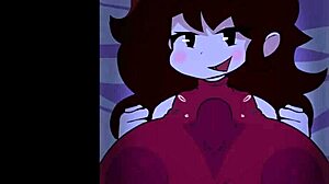 Girlfriend's Massive Tits Bounce in Brutal FNF Titty Fuck Slam