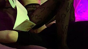 Mistress Sofi Nylon Facesitting While Reading!