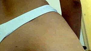 petite candie cross loves my cock facefucking her sloppy ponytail pussy pov