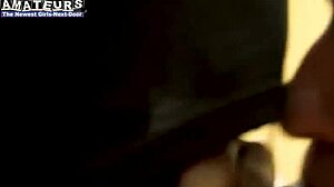 PETITE BRUNETTE PEYTON SUCKS MONSTER COCK PUSSY POUNDED