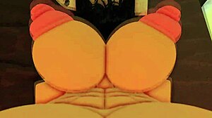 teaching her tight ass to bounce on massive white cock cowgirl style in roblox!