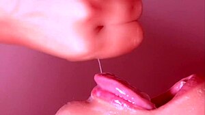 close-up japanese pov blowjob ends in hot cum swallow pt 01