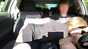 Couldn't Resist Parking To Suck His Cock Deep, Swallow Every Drop Of Cum