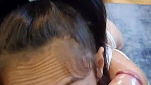 petite candie cross loves my cock facefucking her sloppy ponytail pussy pov